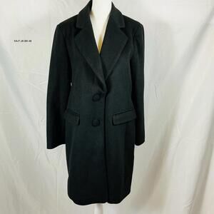 KAOS Italian Women's Black Dress Coat Size Italian 48 = US 14